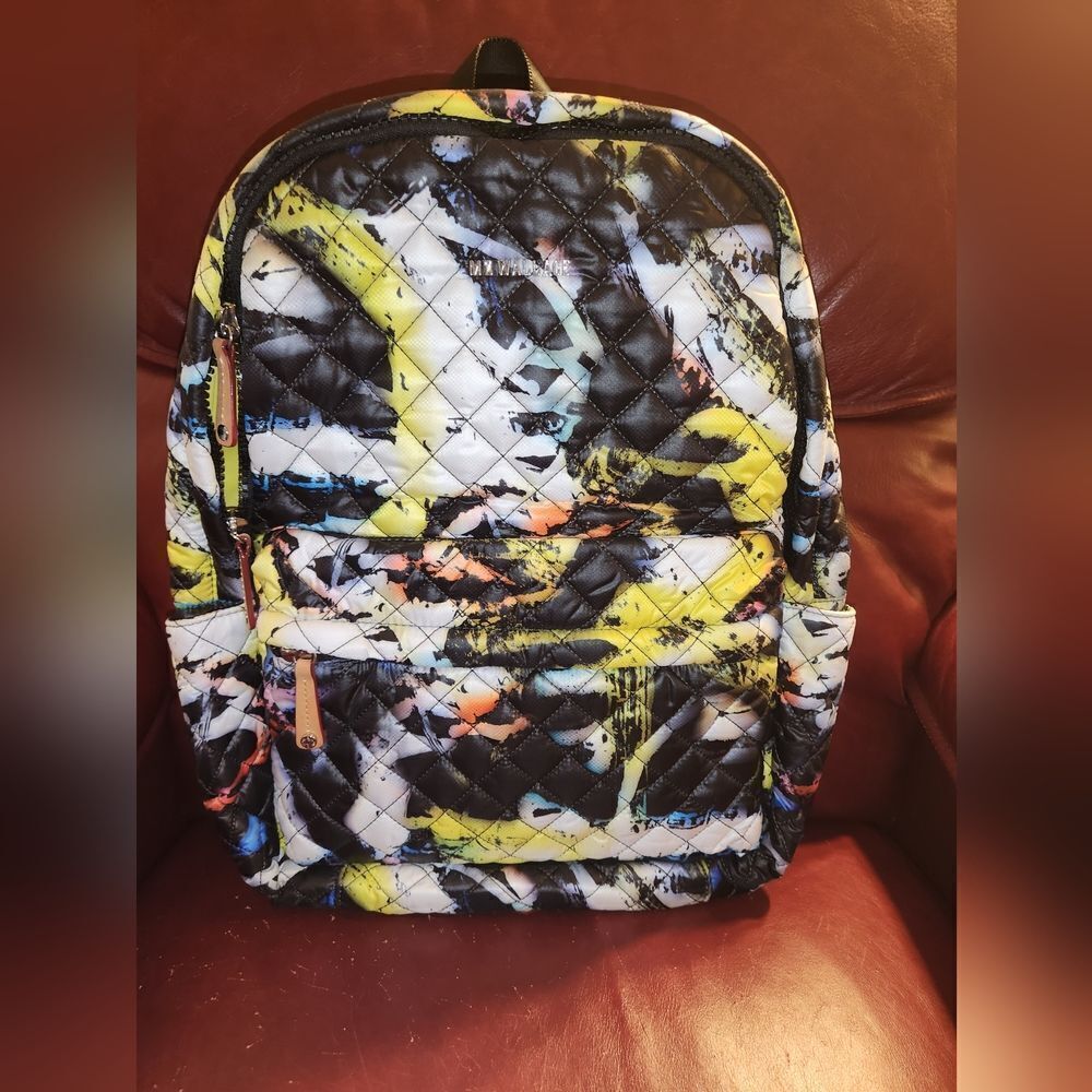 EUC MZ Wallace Metro Graffiti "MTV" Backpack - A Rare Find!